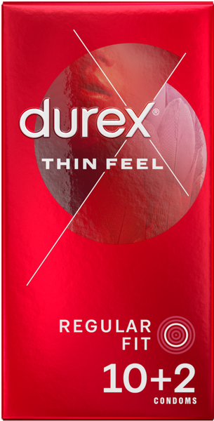 Thin Feel Regular Fit Condoms 10's 2 Free
