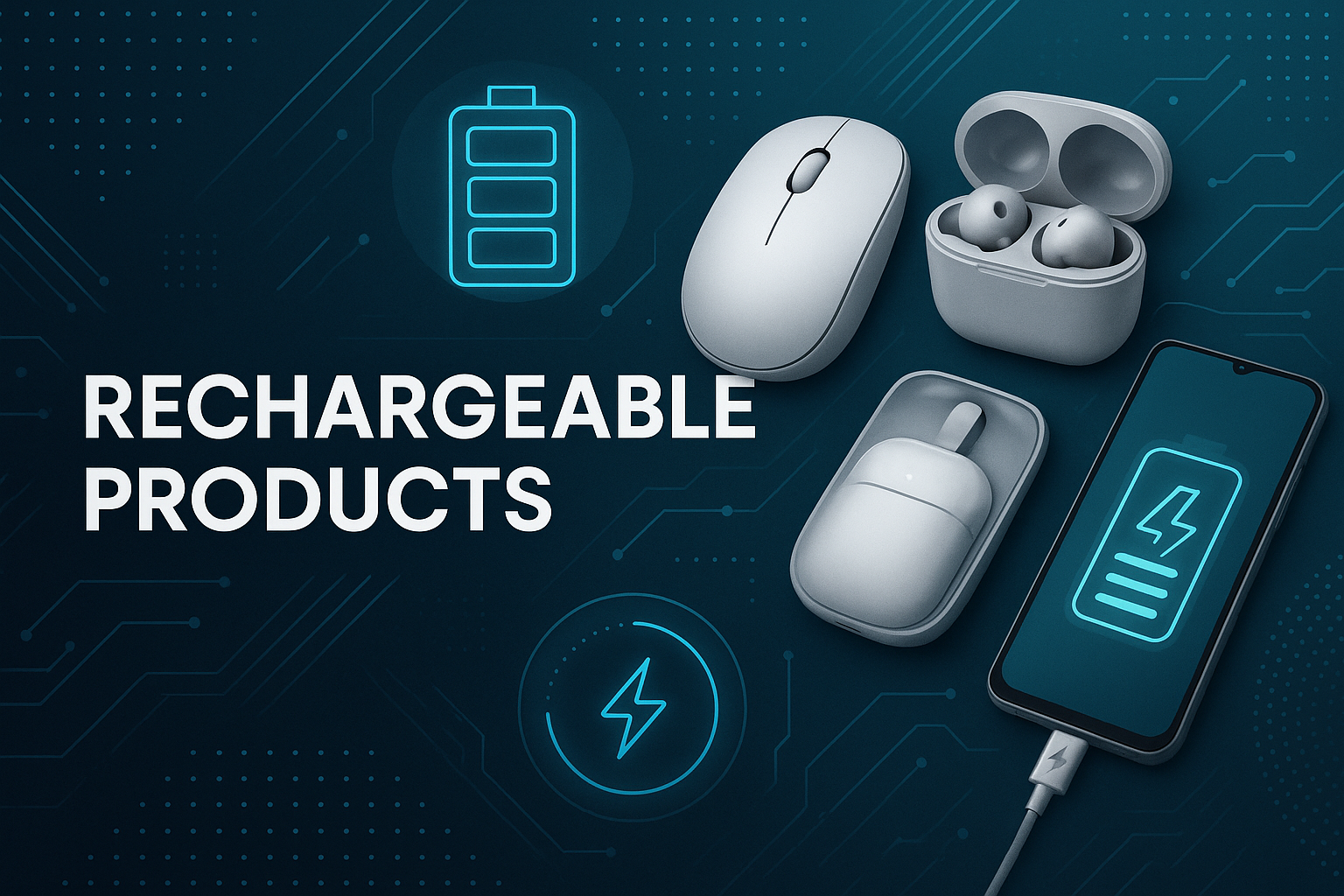 Rechargeable Products Collection Banner