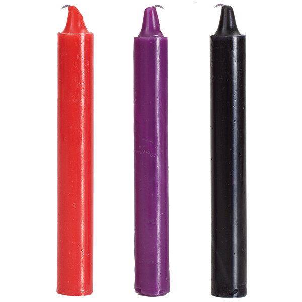 Japanese Drip Candles - 3 Pack Multi-Colored