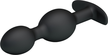 Silicone Anal Balls 4.92" (Black)