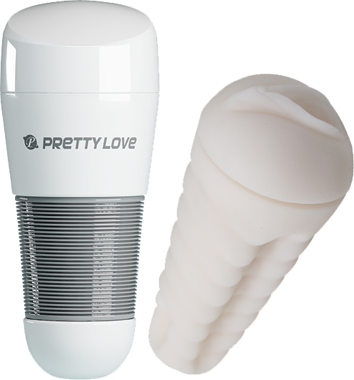 Kitty Vagina Masturbator (White)