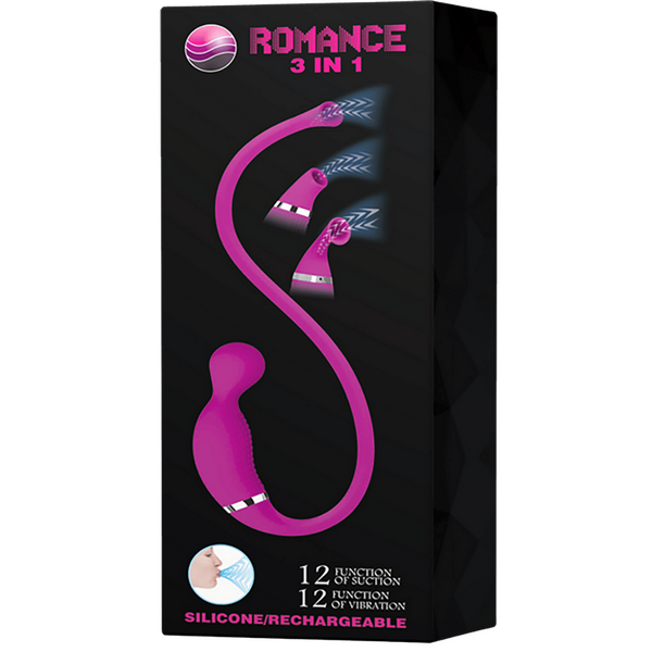 Rechargeable Romance 3in1 Vibrator