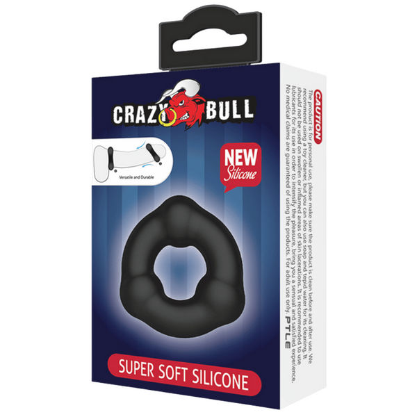 Super Soft Silicone Cockring - 3 Bead