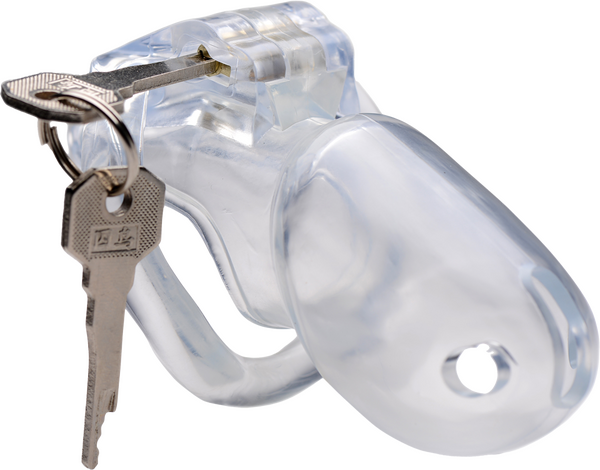 Clear Captor Chastity Cage - Large