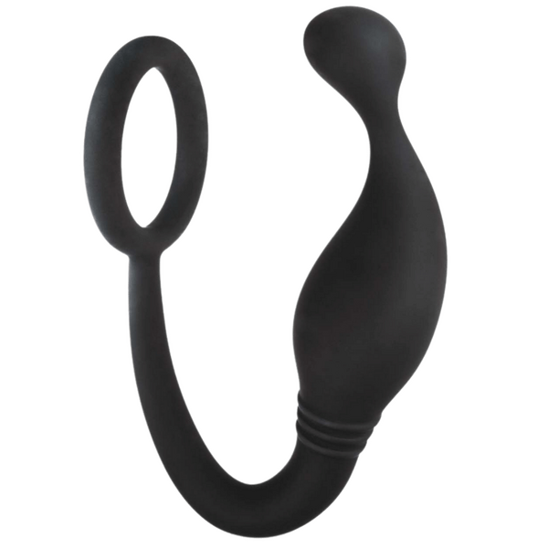 Prostate Plug with Love Ring - 4"