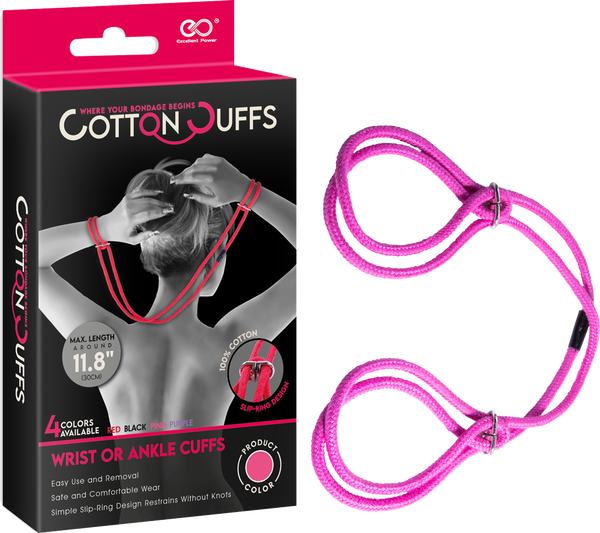 Cotton On Cuffs (Pink)