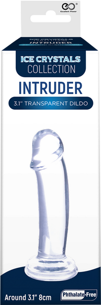 Intruder 3.1" Transparent Dildo