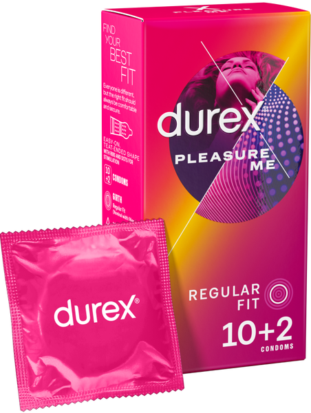 Pleasure Me Latex Condoms 10's   2 Free