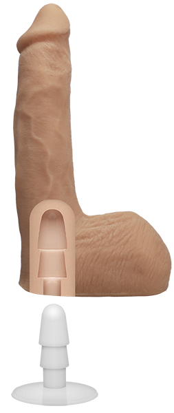 Seth Gamble 8" ULTRASKYN Cock With Removable Vac-U-Lock Suction Cup