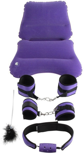 Purple Pleasure Bondage Set (Purple/Black)
