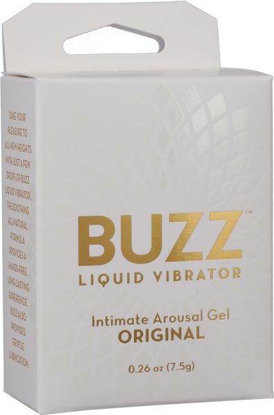 Original Liquid Vibrator - Intimate Arousal Gel - 0.26 Oz. - White, Gold