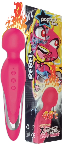 Rechargable Warming Body Wand (Rebel) - Pink