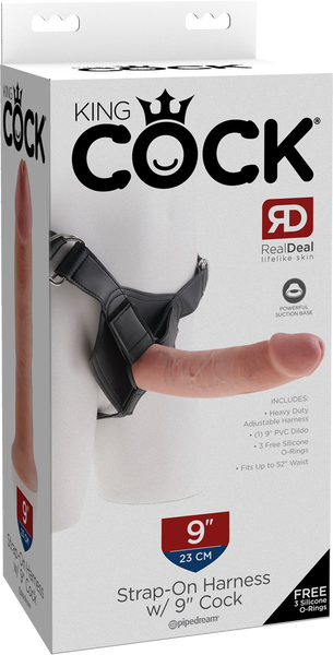 Strap On Harness With 9" Cock