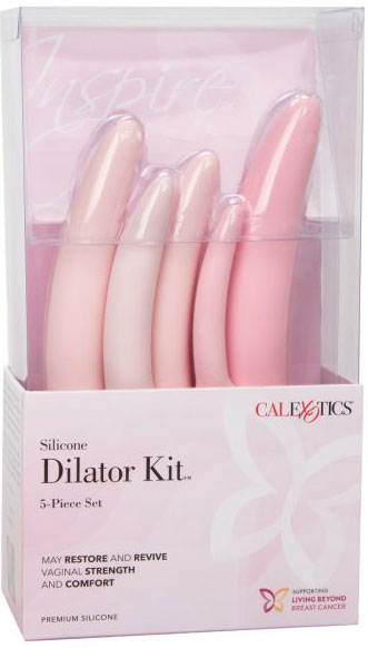 Inspire Silicone Dilator 5-Piece Set (Pink)