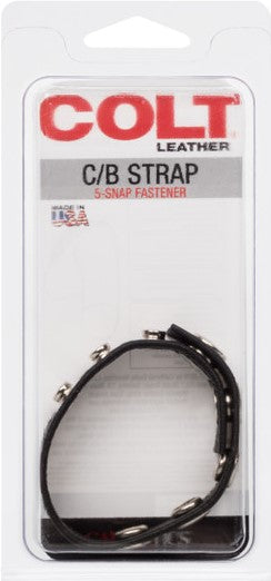 Leather C/b Strap 5-snap Fastener